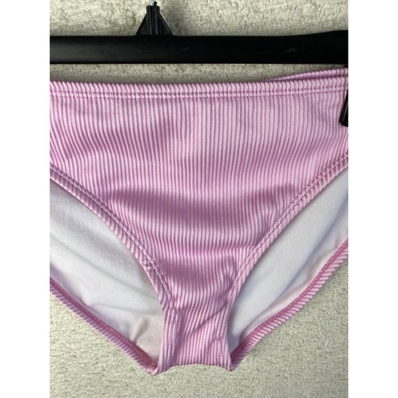 Decree Bikini Bathing Suit Bottoms Pink White Stripe Size XXL New with Tags - Picture 3 of 5